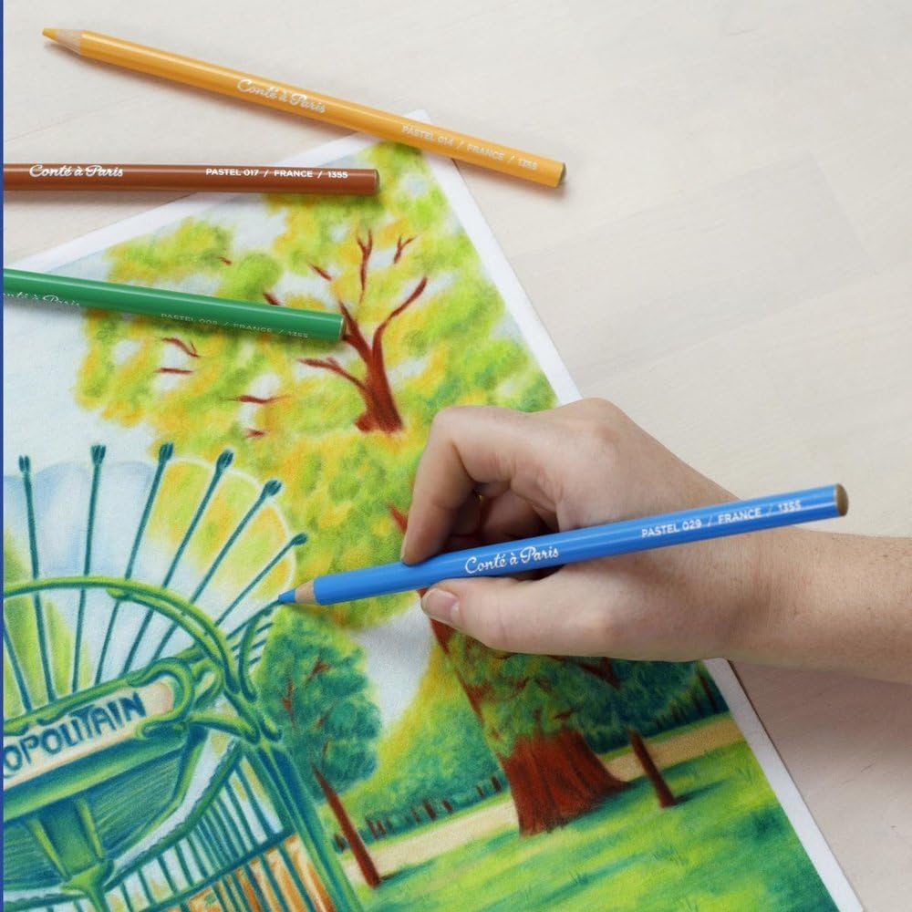 Conté à Paris 48 Count Assorted Pastel Pencils