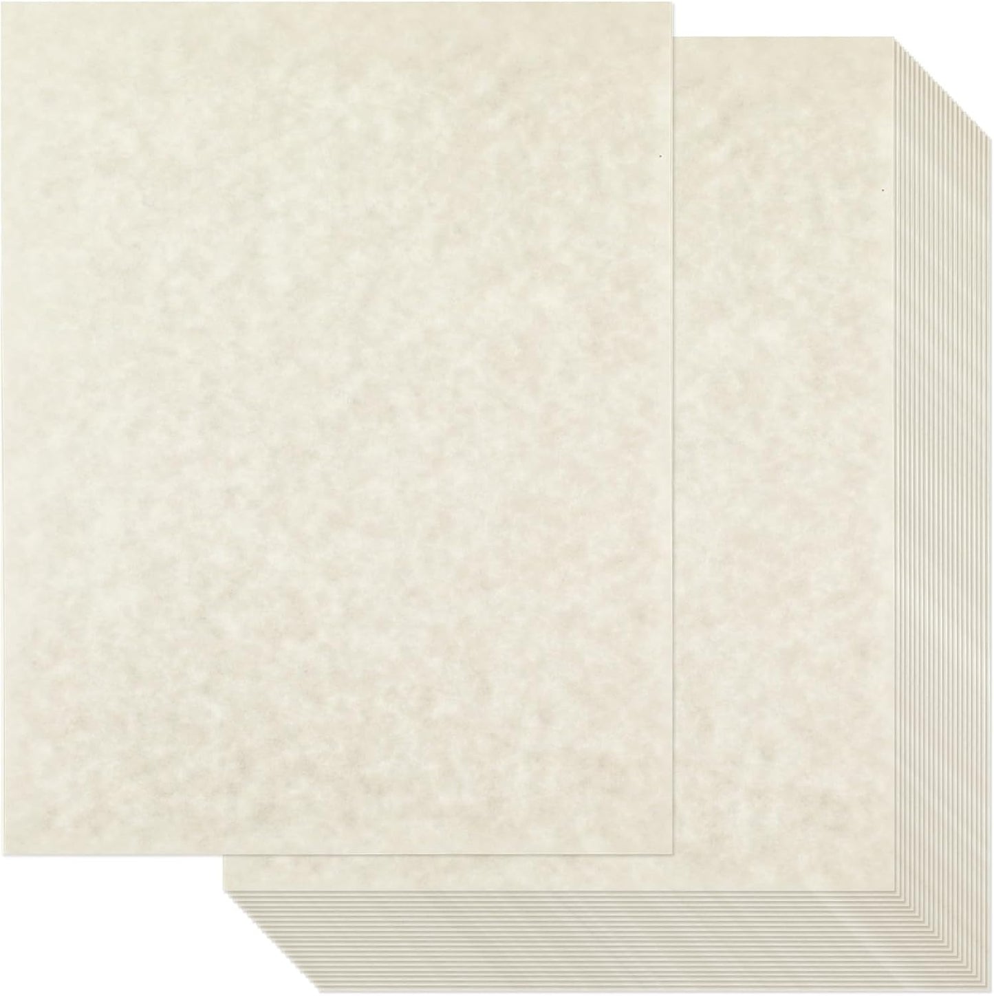 Epakh 300 Pcs Old Age Parchment Paper 8.5 x 11 Inch Standard Letter Vintage Colored Old Parchment Double Side Printing Paper (Light Gray)