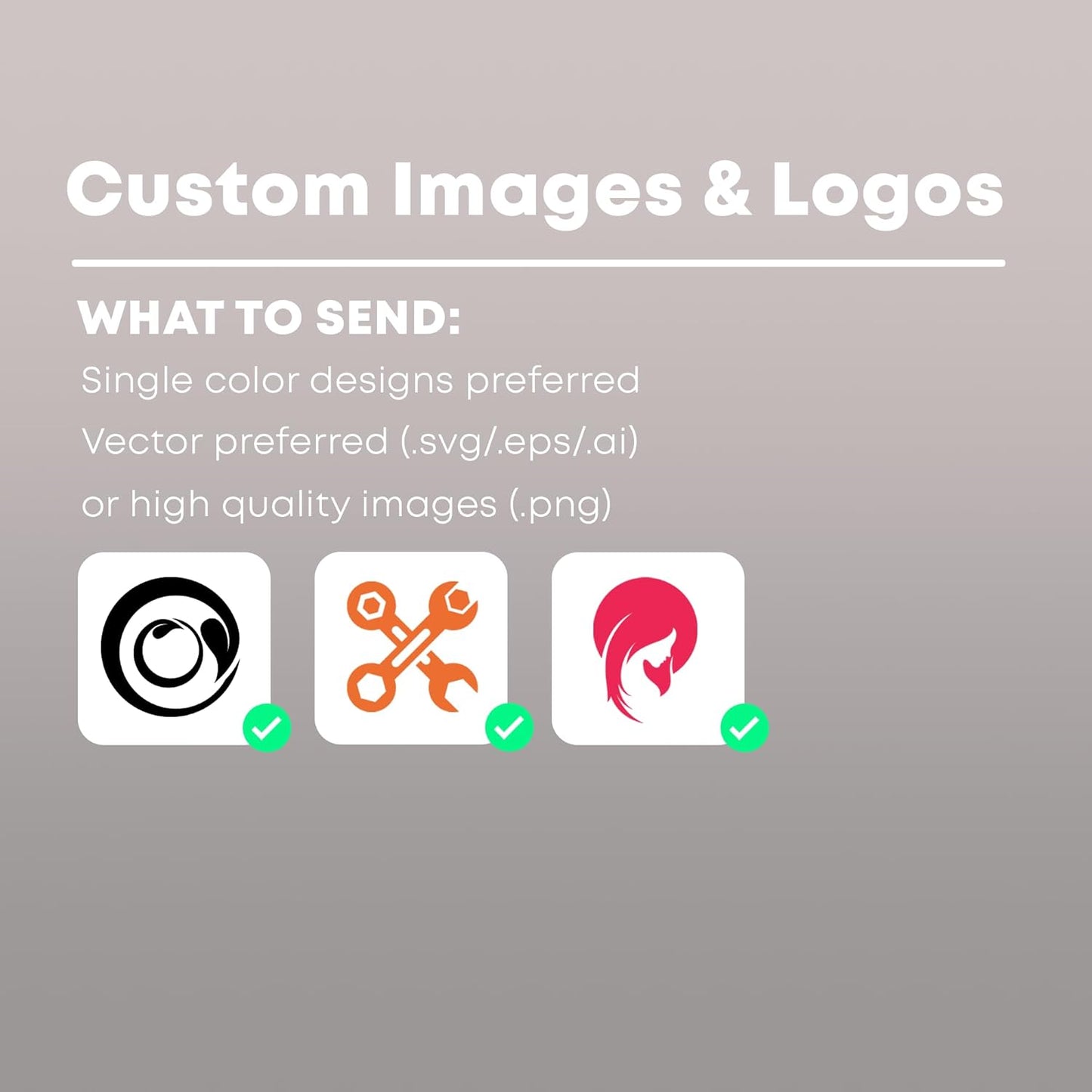 EGD Acrylic Desk Name Plate Personalized with Logo I Custom Office Desk Accessories I Custom Name Plate with Color Options I Cute Office Decor (10 x 3.5 Inch) (2. Acrylic with Logo)