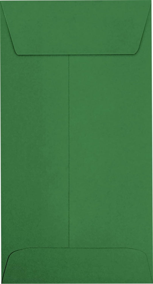LUXPaper #7 Coin Envelopes | Peel & Press | 3 1/2" x 6 1/2" | Holiday Green | 80lb. Text | 250 Qty