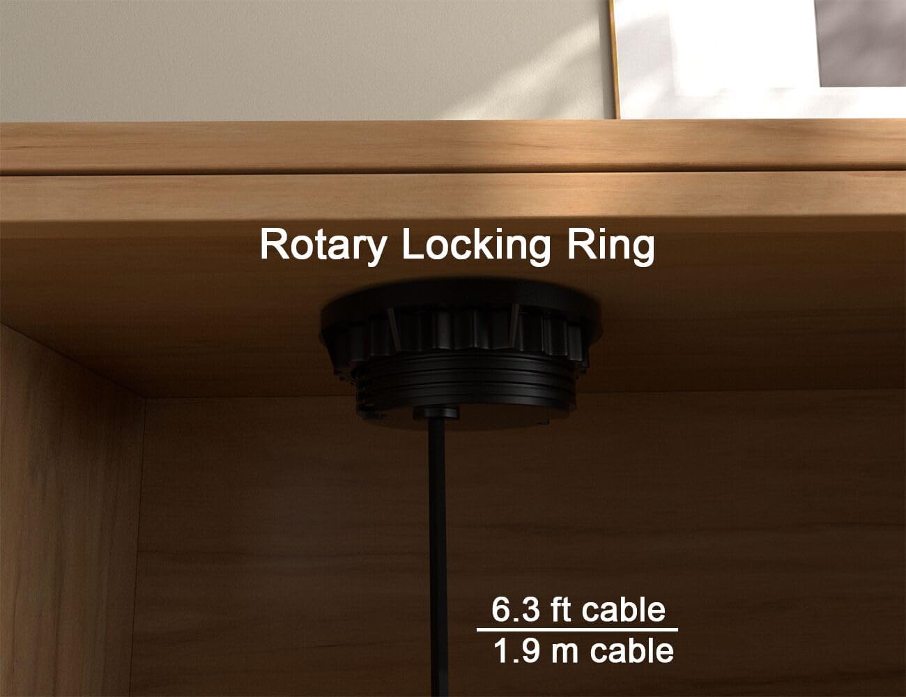 2pcs 3 Inch Desktop Power Grommet,GaN 65W USB C High-Speed Charging Station,3-USB Port,Flush Mounted for 3-1/8" Round Holes,Flat Plug.Desk Grommet Outlet for Workspace,Laptops,6.3ft,Black