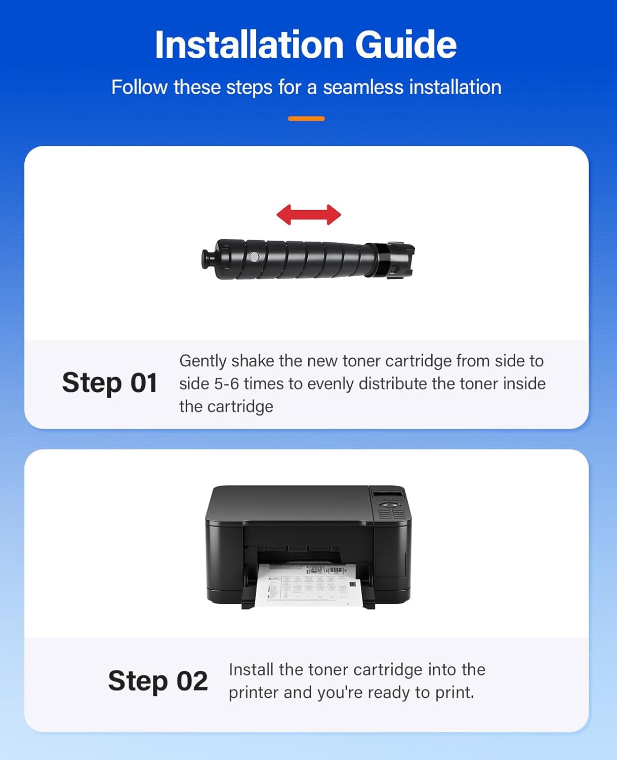 VersaLink C8000 High Capacity Toner Cartridge Set 4-Pack Replacement for Xerox 106R04049 106R04046 106R04047 106R04048 Compatible with Xerox VersaLink C8000 C8000DT C800DTM Printer Black Cyan Magenta