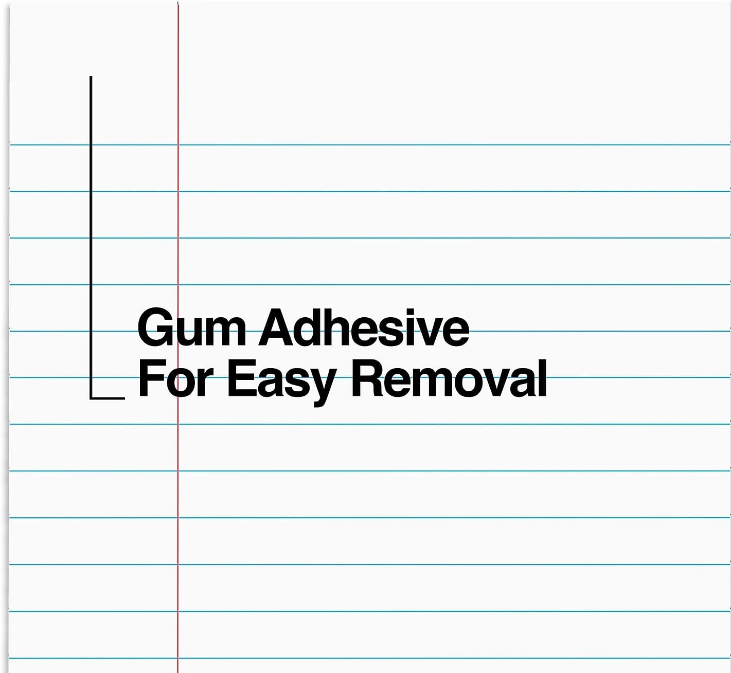 Staples 154120 Notepads 8.5-Inch X 11-Inch Wide White 50 Sh./Pad 12 Pads/Pk