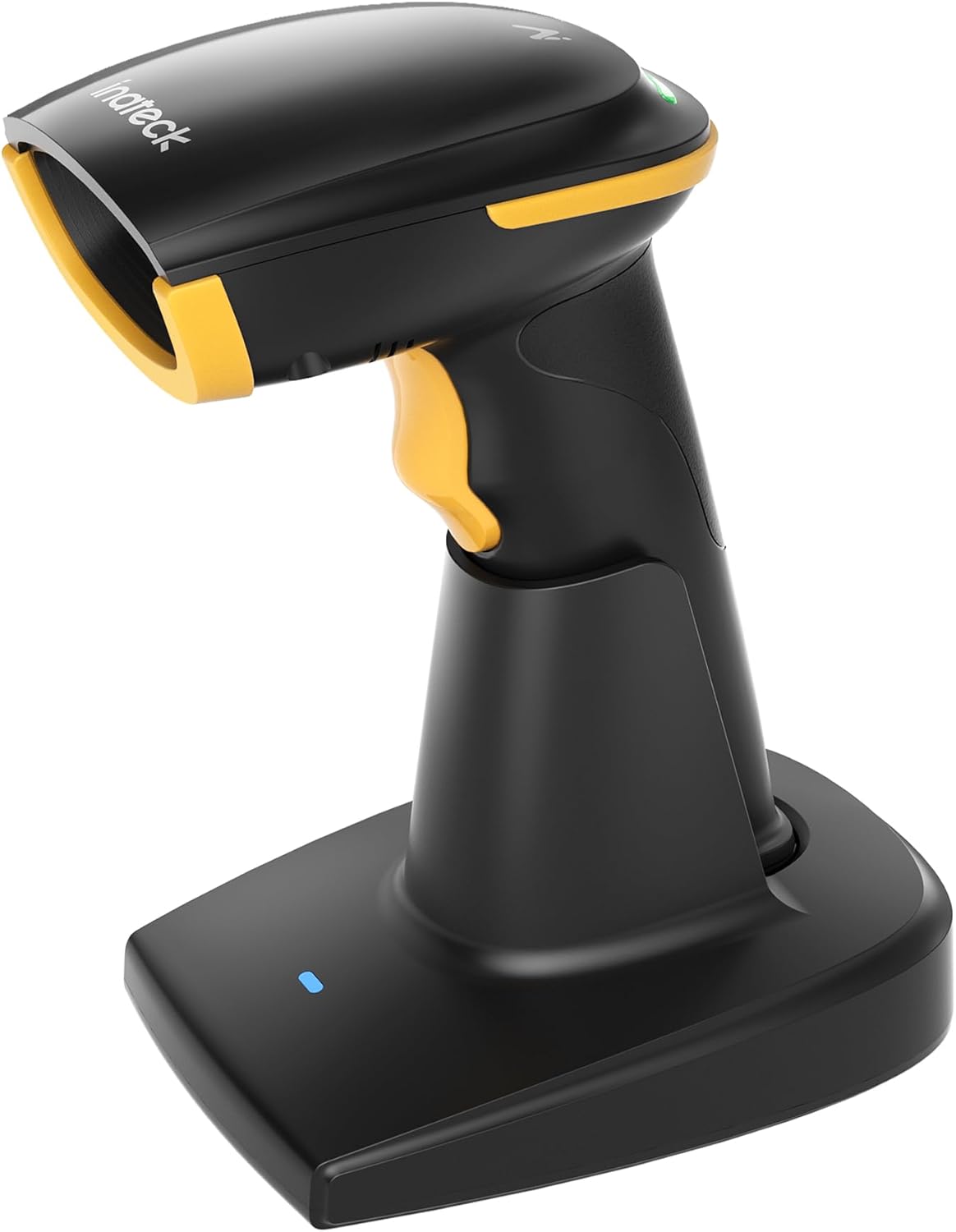 Inateck Bluetooth Barcode Scanner 2D, Wireless 2D QR Code Scanner with 2600 mAh Battery and Smart Charging Base, Handheld Scanner Support AI, APP, SDK, BCST-36