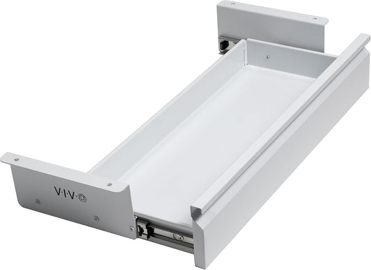 VIVO 22 inch Under Desk Slide Out Drawer Without Shell, Home Office Storage Organizer, White, DESK-AC03A-22W