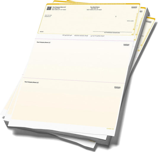 Computer Checks Compatible W/QB Check On Top [500 Sheets]