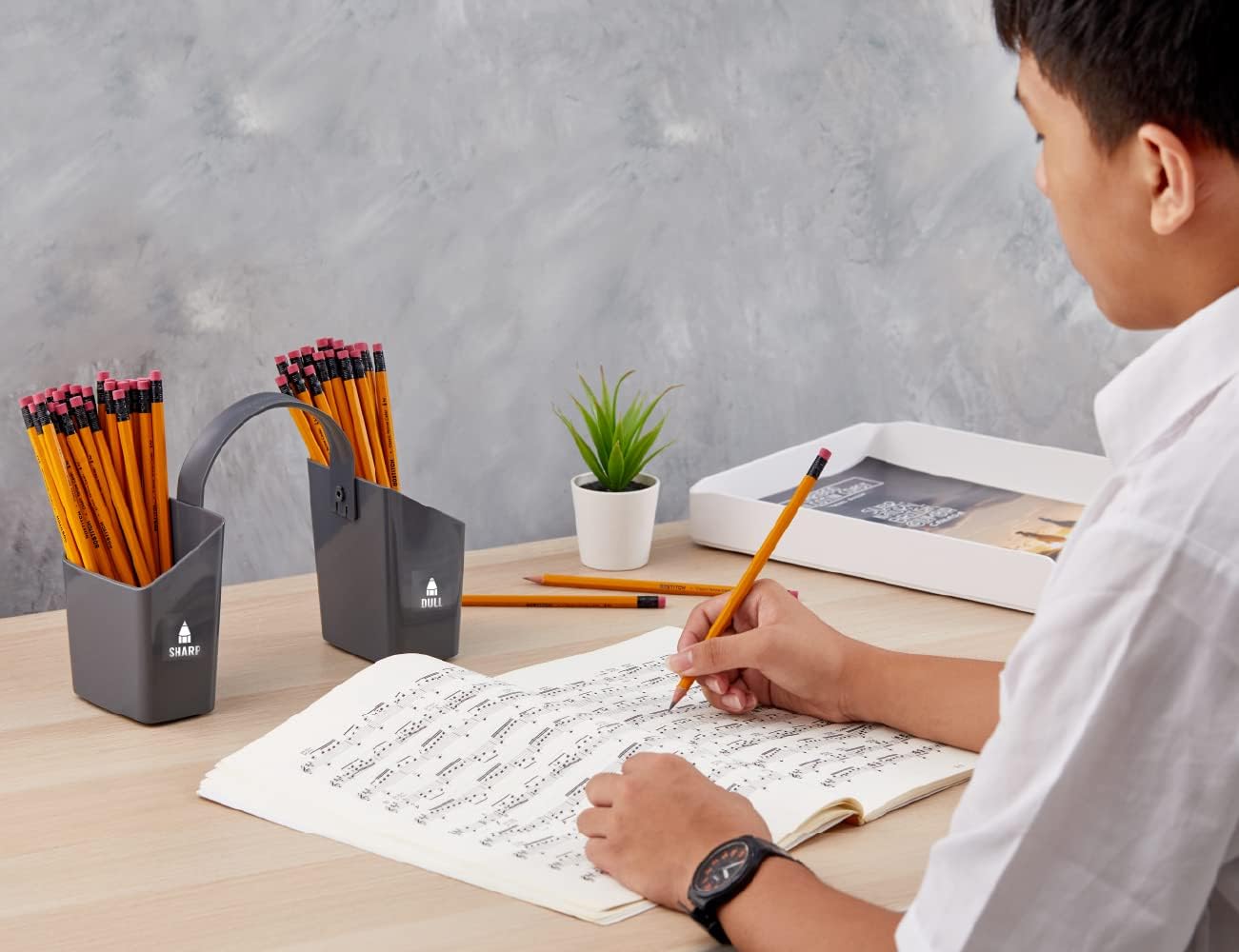 Bostitch Office Premium #2 Pencils, American Cedar Wood, Pre-Sharpened, HB Graphite, 12-Pack