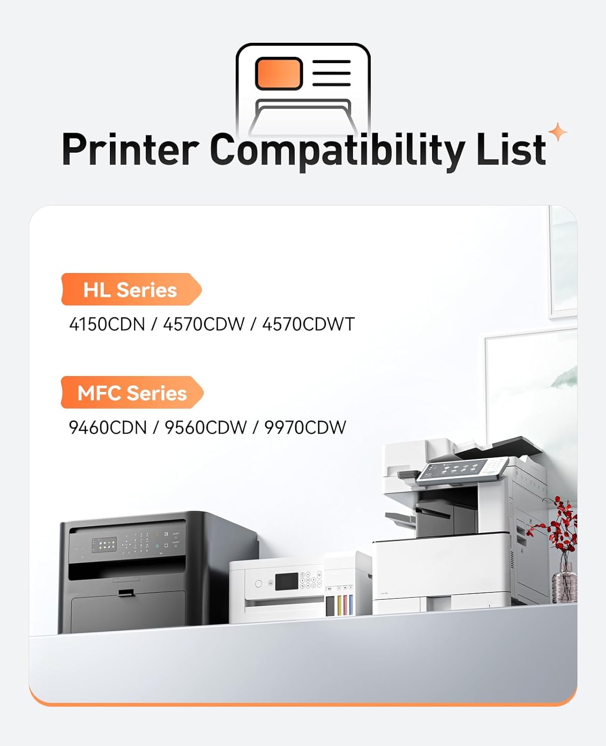 DR310CL Drum Unit(Not Toner)Replacement Compatible for Brother DR-310CL Imaging Drum Work with Brother HL-4140CW HL-4570CDW HL-4570CDWT 4150CDN MFC-9560CDW MFC-9970CDW 9460CDN Laser Printer All-in-One