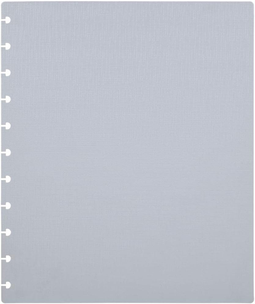 Talia Discbound Notebooks, Planner, Customizable, (Cool Grey, Letter (8.5in x 11in))