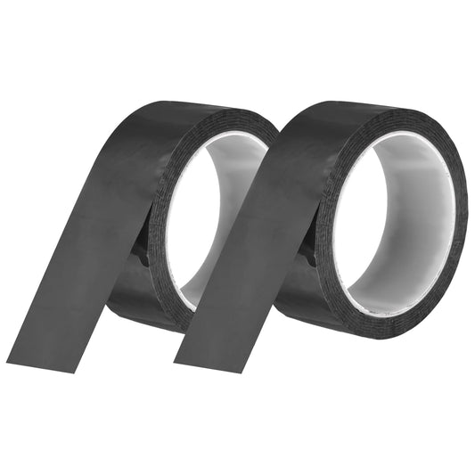 MECCANIXITY 2 Rolls Whiteboard Tape Graphic Chart Tape 40mm 54.7 Yard Art Tape Thin Self-Adhesive Pinstripe Tape Masking Tape for Gift Wrapping Craft Supplies, Black