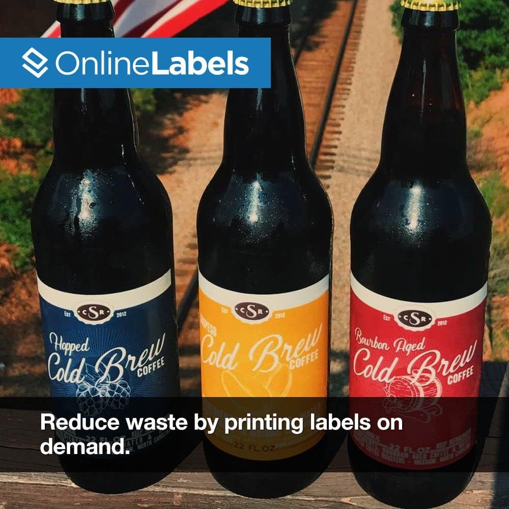 4 x 4 Square Label - Pack of 400 Labels, 100 Sheets - Inkjet/Laser Printer - Online Labels