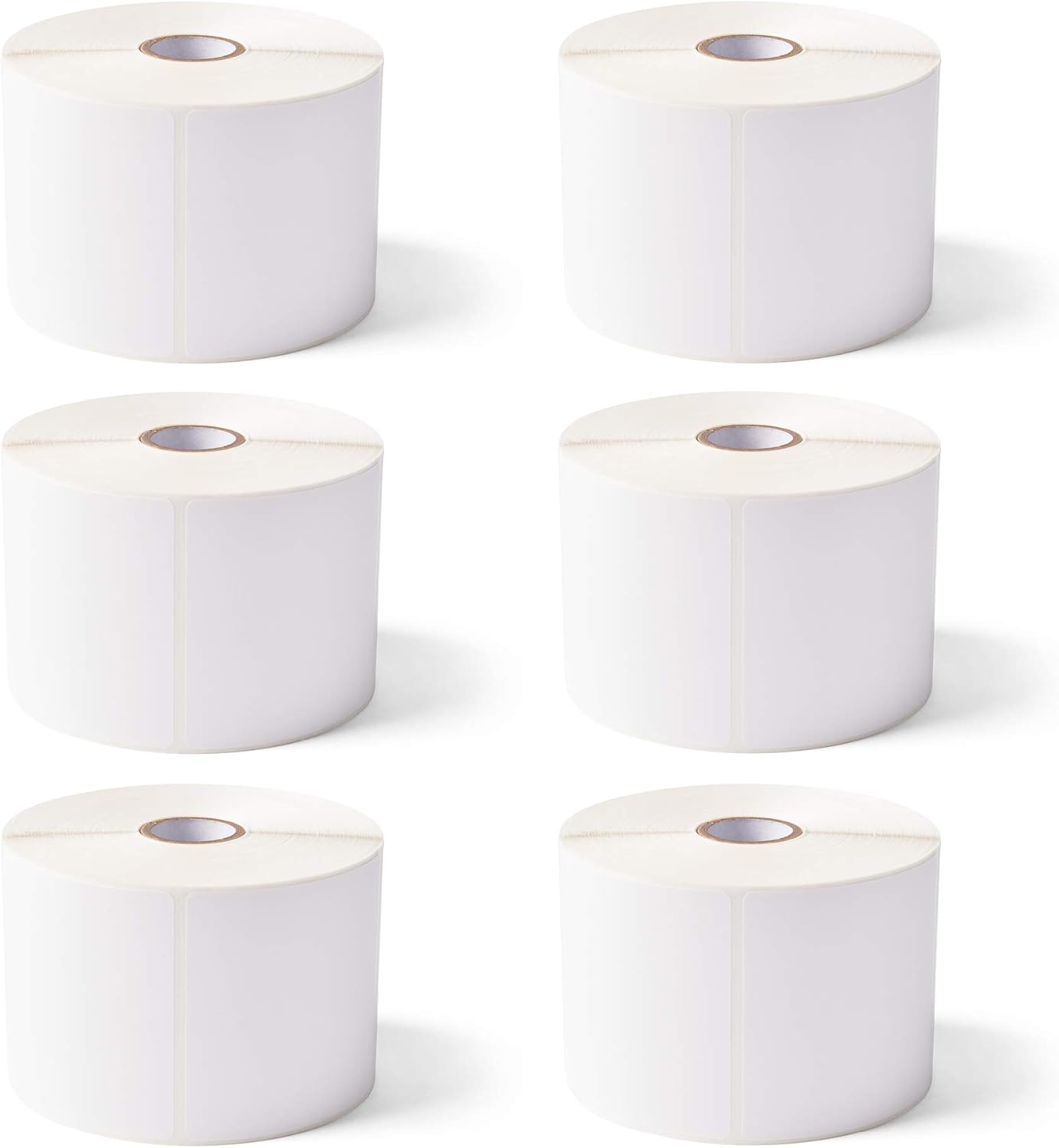 Zebra 3 x 3 in Direct Thermal Paper Labels Z-Perform 2000D Permanent Adhesive Shipping Labels 1 in Core 6 rolls 10031638SP