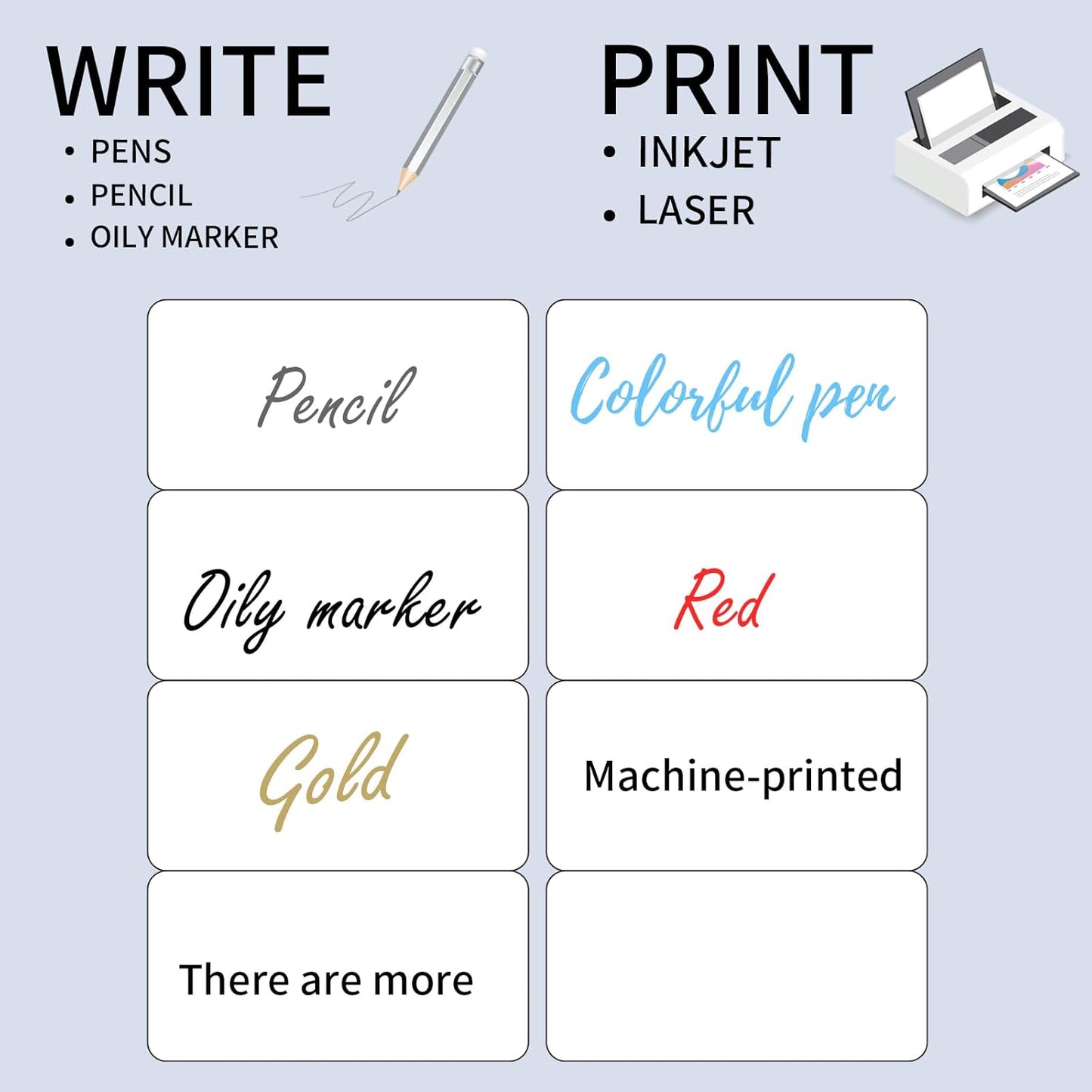 Shipping Labels Stickers, 2"×4" Printable Mailing Label for Laser/Inkjet Printing- Matte White, Permanent Adhesive Labels Stickers
