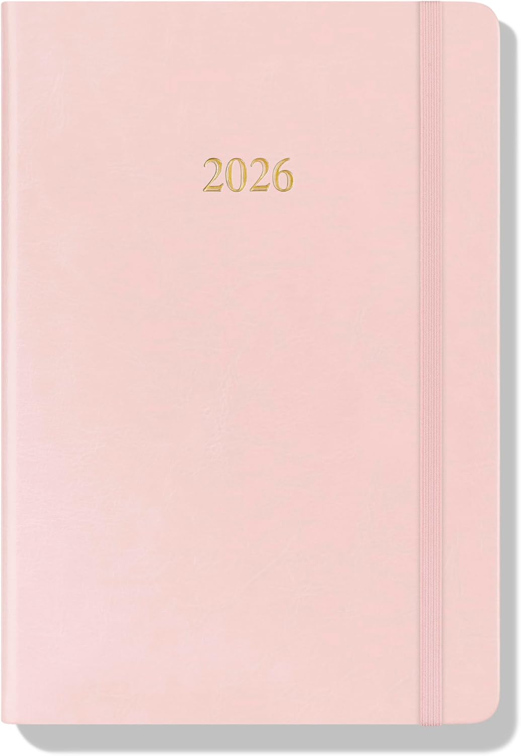 Wykeham's Executive 2026 Daily Journal Planner – US Public Holidays & Format – Customization Available (Rose, 8.5"×5.5")