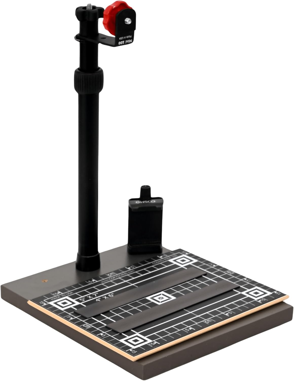 Cosmo Mini 100 Copy Stand for Digitizing Photos, Documents, Checks (for Deposit), Jewelry, and Collectibles with Your Smartphone, Made in the USA