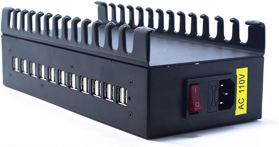 Multiport USB Charging Station for Party, 2023 New Stytle 22-Ports Charging Station for Multiple Smart Devices, Noninterference Multiport Desktop Charger for School Office Hotel Shopping Malls