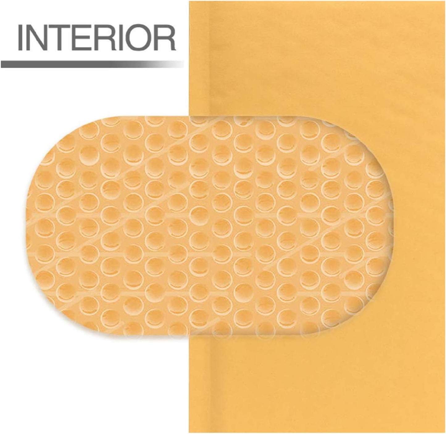 Secure Seal #000 4x8 Kraft Bubble Mailers Padded Shipping Envelopes (Pack of 500)