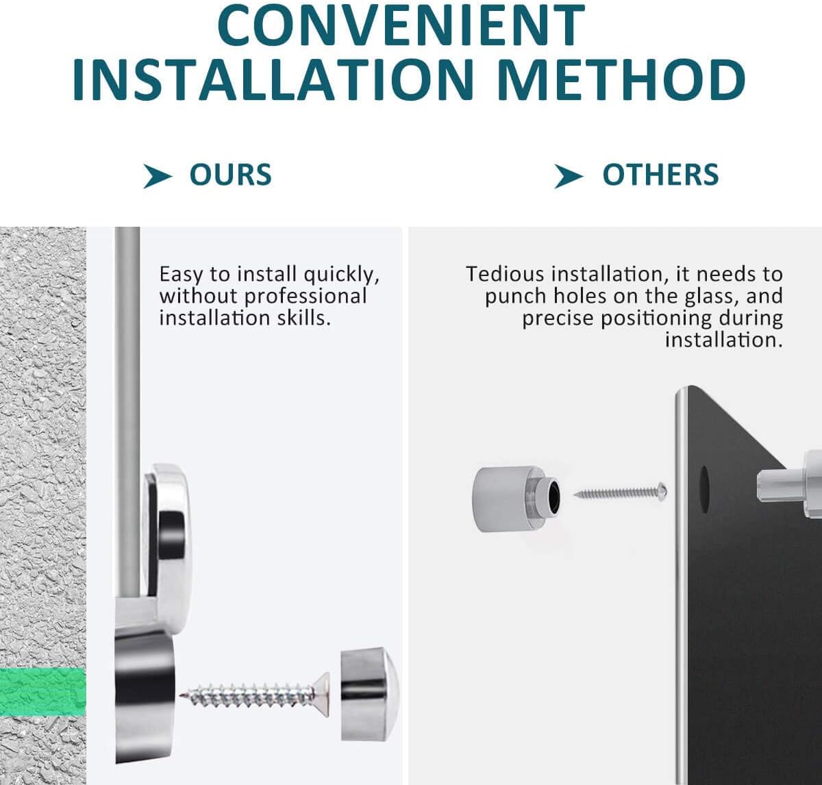 Magnetic Black Glass Dry Erase Board, 72" x 43" ZHIDIAN 2-in-1 Ultra-Large Splicing Black Glass Whiteboard for Wall, Home Office Frameless Glass Blackboard