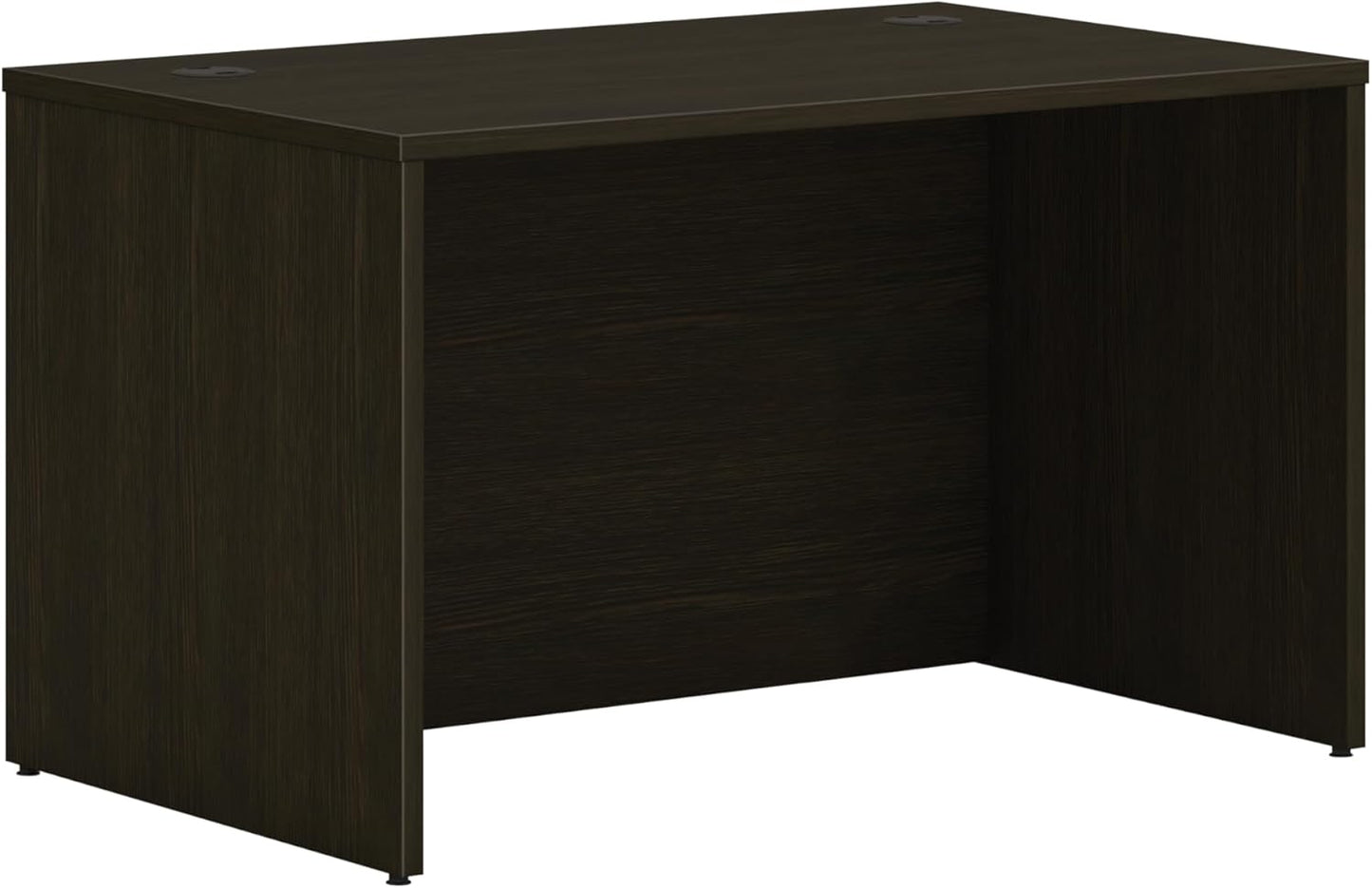 HON MOD Executive Desk 48-Inch Large Computer Desk Shell, Thick Wooden Laminate, Modern Table with Cord Management, 48'W x 30'D x 29'H, Java Oak