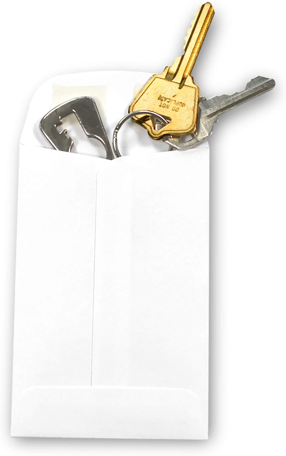 500 Guardian #4 Paper Coin Envelopes - Blank Small Envelopes for Coins, Receipts, Stamps, Small Parts Storage, & More – 3" x 4-1/2" Cash Envelopes – Gummed Flap Gift Card Holder Envelopes