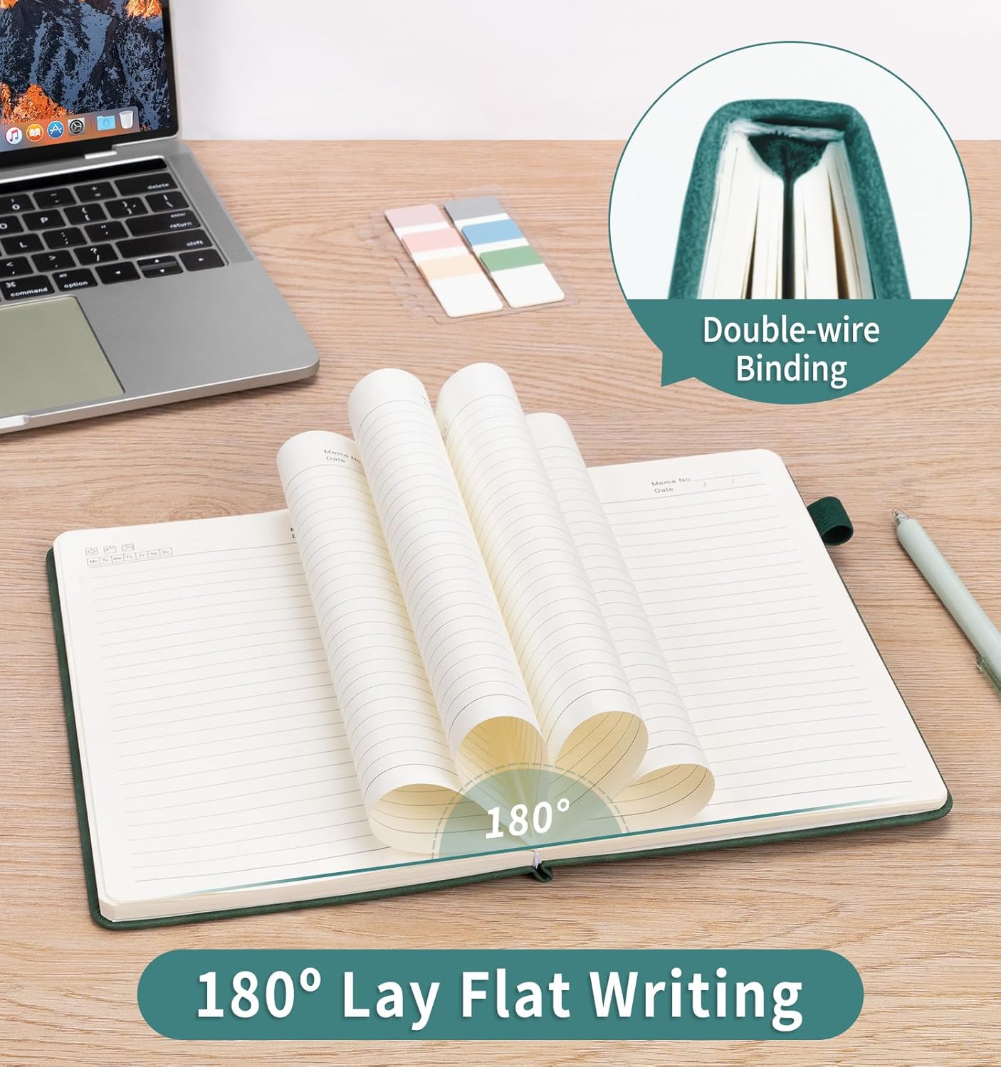 Lined Journal Notebook for Women Men, B5 Hardcover Leather Journals for Writing, 200 Pages Thick Paper, Daily Journal Notebook for Work, School, Note Taking, Business, Travel, College Ruled