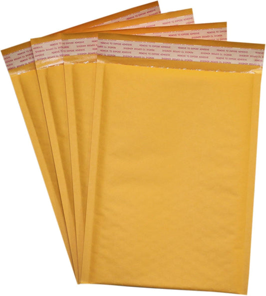Secure Seal #2 8.5x12 Kraft Bubble Mailers Padded Shipping Envelopes (Pack of 100)