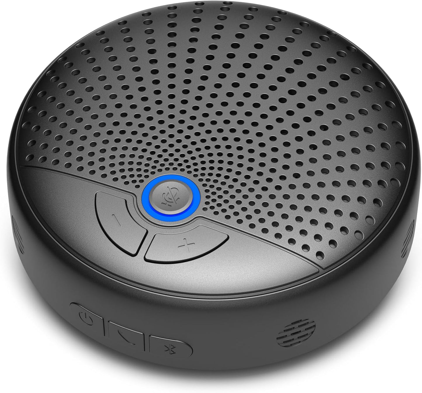 Conference Speakerphone, 4 AI Mics 360° Voice Pickup, Noise Reduction, Zoom & MS Team USB Speakerphone, Bluetooth Conference Speaker and Microphone for 10 People, Fit for Multi-Leading Platform