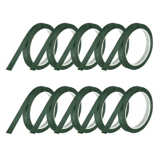 MECCANIXITY 10 Rolls Whiteboard Tape Graphic Chart Tape 12mm 54.7 Yard Art Tape Thin Self-Adhesive Pinstripe Tape Masking Tape for Gift Wrapping Craft Supplies, Green