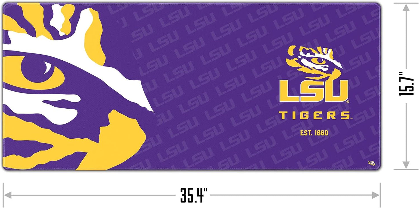 YouTheFan NCAA LSU Tigers Logo Series Desk Pad