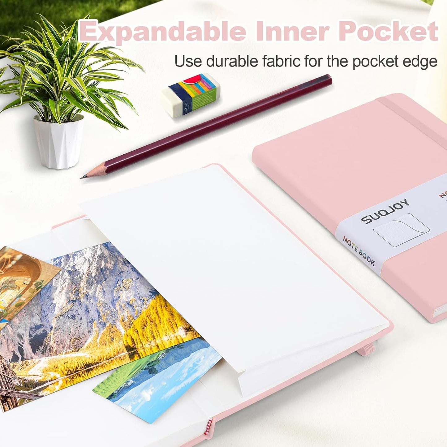 Lined Journal Notebooks for Writing, 100 GSM Thick Paper, 8 Pack Hardcover Notebooks, A5 College Ruled Notebook, Journaling Notebook for School/Travel/Office (8 Assorted Colors)