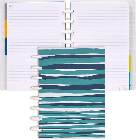Talia Discbound Notebooks, Planner, Customizable, (xHorizon, Junior (5.5in x 8.5in))