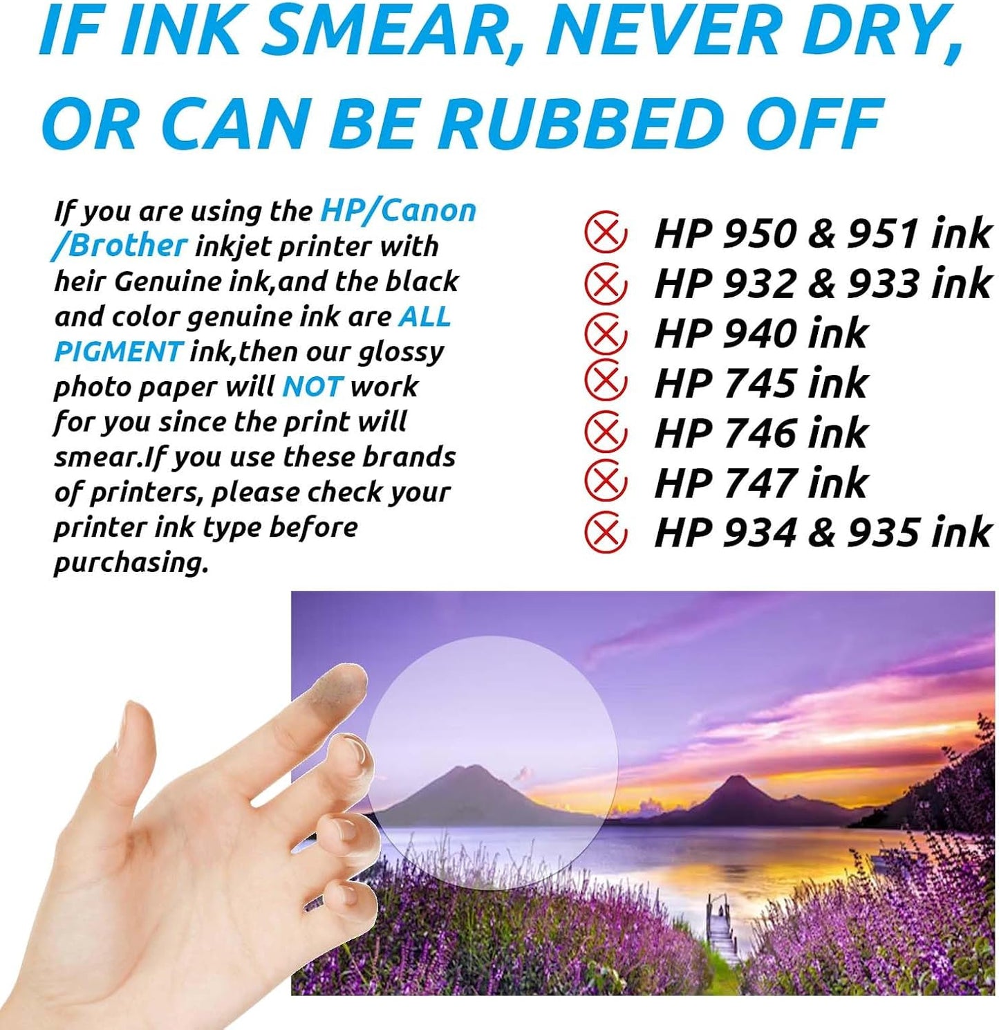 UinkitDouble Sided Photo Paper Glossy 8.5x11 54lbs Inkjet for Dye Ink 200Gsm Value Bulk Pack Picture 8.5 x 11 9.5Mil for Inkjet Printing Printer (100, 11x17)