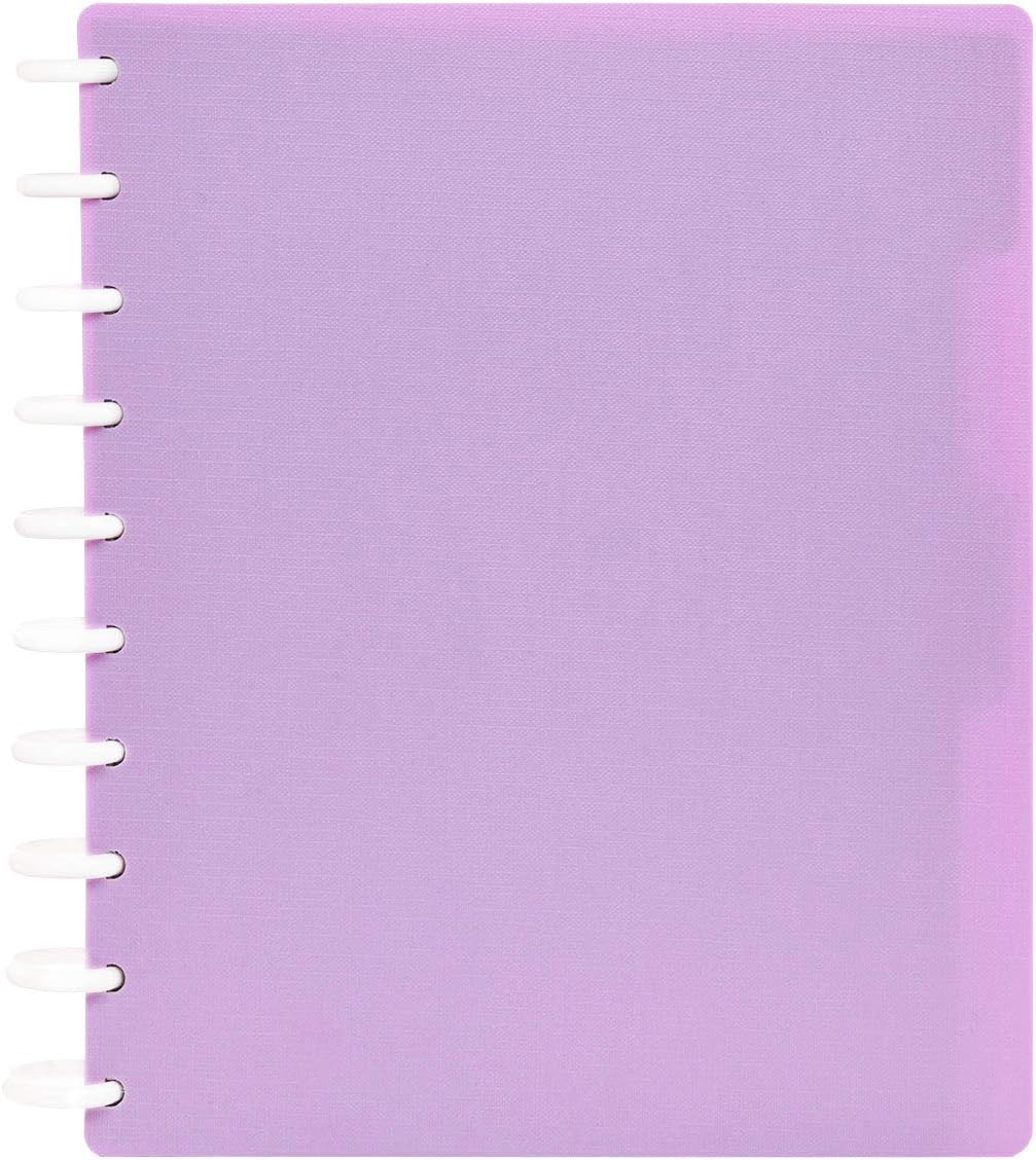 Talia Discbound Notebooks, Planner, Customizable, (Spring Pink, Midsize (7.5in x 9.75in))
