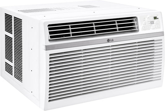 LG LW1024RD 10,000 Window Air Conditioner, 115V, 450 Sq.Ft. (18' x 25' Room Size), Quiet Operation, Electronic Control with Remote, 3 Cooling & Fan Speeds, Auto Restart, 10000 BTU, White