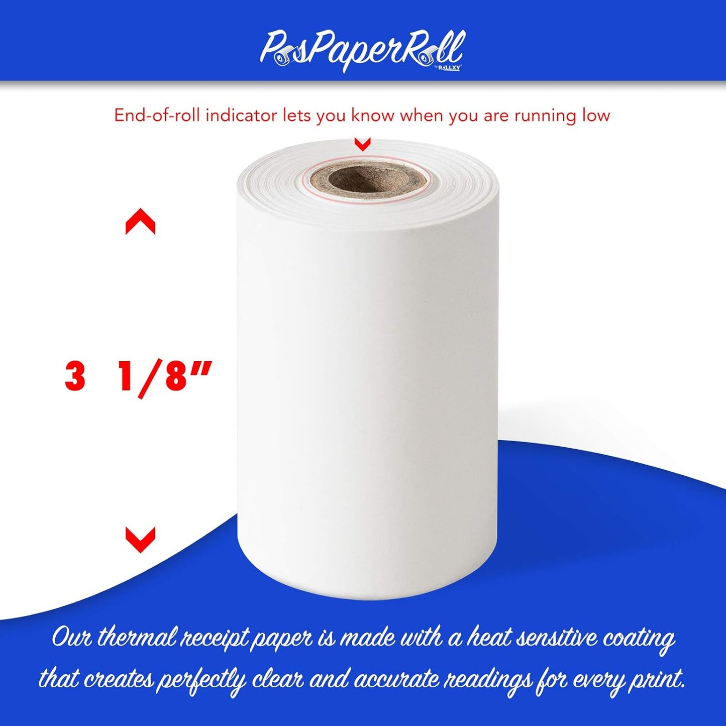 50 First Data 3 1/8 X 119 Thermal Credit Card Paper Rolls