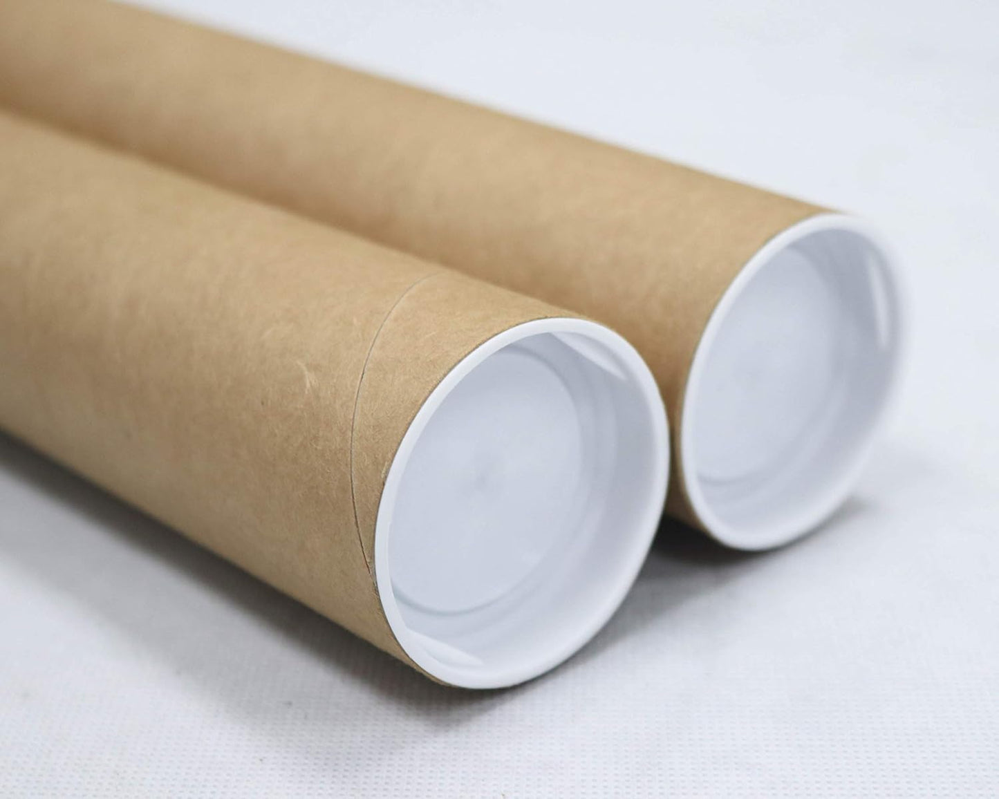 MagicWater Supply Mailing Tube - 2 in x 30 in - Kraft - 2 Pack - for Shipping and Storage of Posters, Arts, Crafts, and Documents