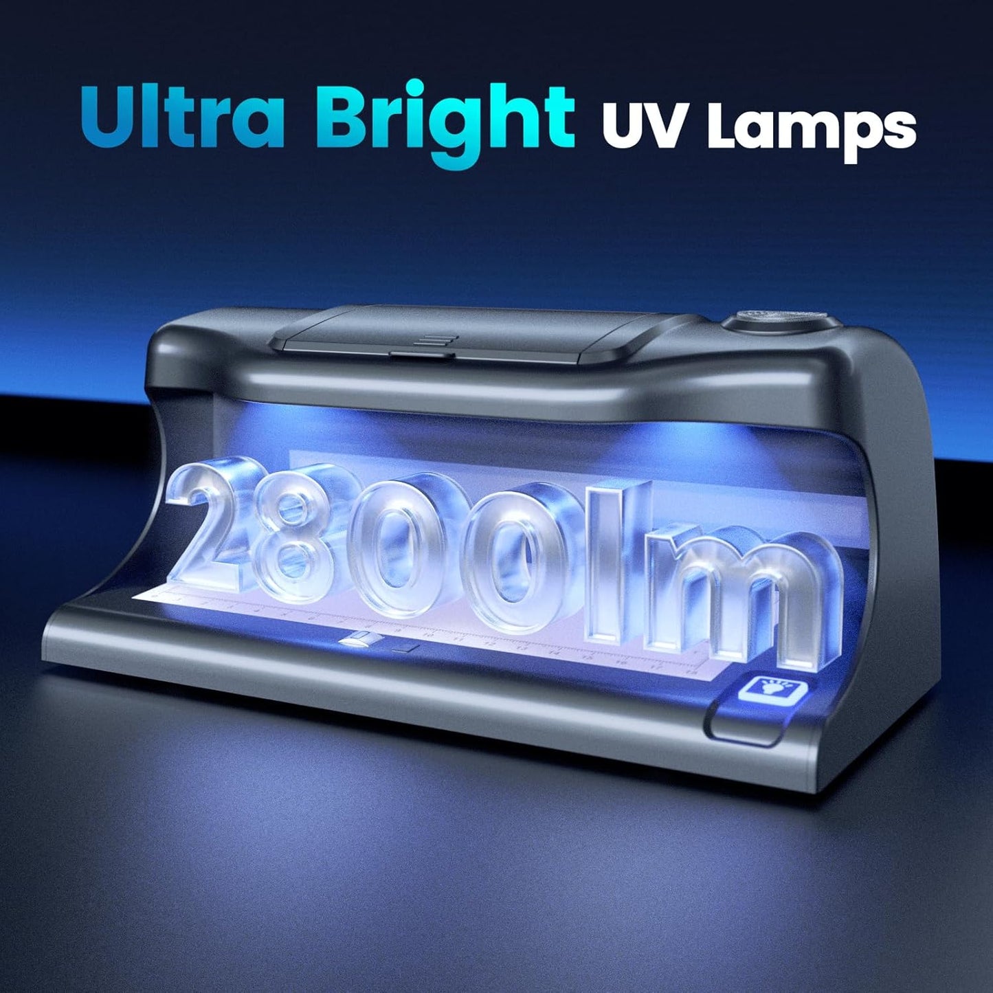 Aneken AL-18 Counterfeit Bill Detector with Dual LED UV Light, Counterfeit Money Detector Machine with 10x Magnifying, Bill & Money Checker Machine, 6 Detection Modes for IDs, Cards & All Currency