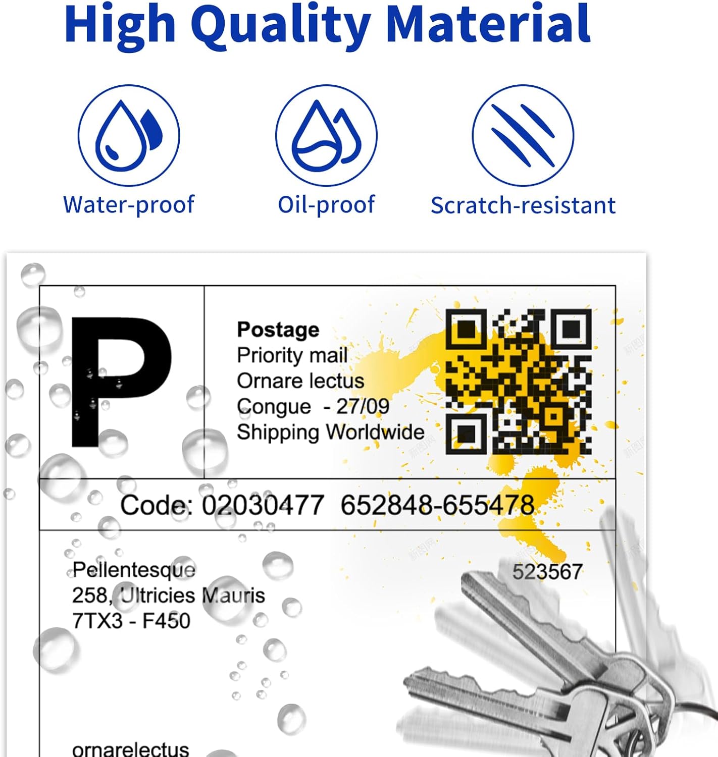 4" x 6" Direct Thermal Labels,4000 Fanfold Shipping Labels with Perforated line for Zebra & Rollo Printer,Thermal Printer Label 4x6,Permanent Adhesive