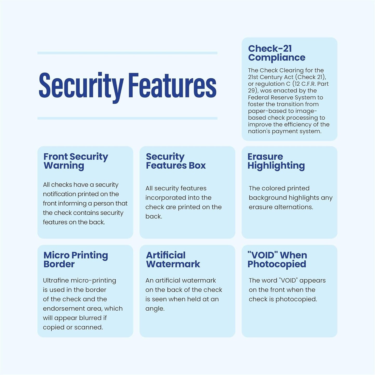 Computer Checks Compatible W/QB Check On Top [500 Sheets]