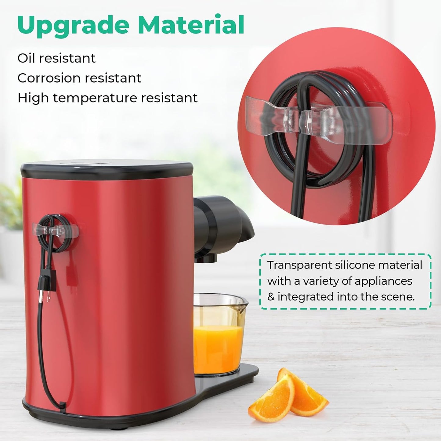 Cord Organizer for Kitchen Appliances|Upgraded Cord Wrapper Holder Cable Organizer for Small Home Appliances Cord Keeper on Stand Mixer,Blender,Coffee Maker,Pressure Cooker,10 Pcs