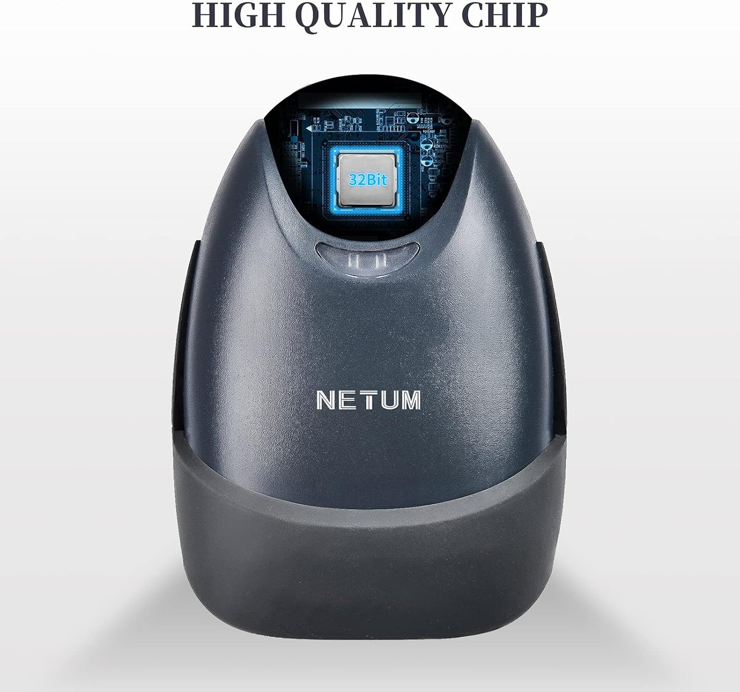 NETUM USB Barcode Scanner with Stand Wired Handheld Bar Code Reader 1D CCD Scanner Gun for Supermarket, Convenience Store, Warehouse -M3S