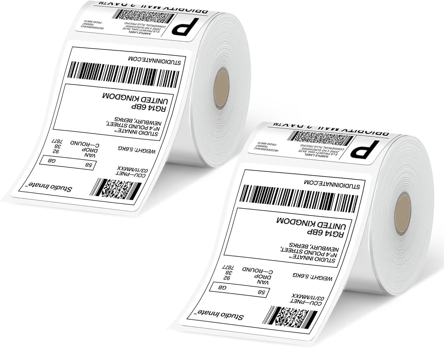4x6 Thermal Labels, Shipping Address Label, Compatible with Most Thermal Printers, (Pack of 1000 4x6 Shipping Roll), Commercial Grade