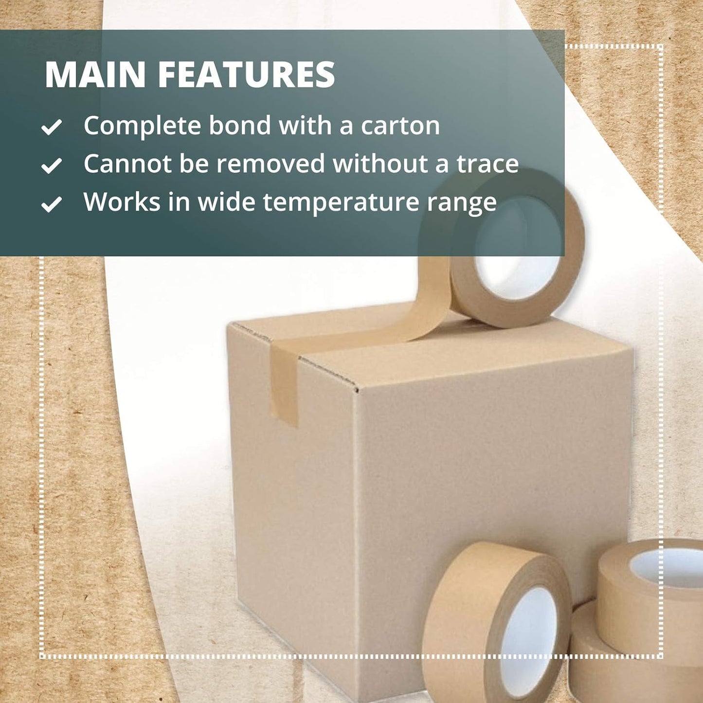 IDL Packaging Dispenser with 2 Rolls of Reinforced Water-Activated Kraft Gummed Tape, Water Reservoir & Moister Brush