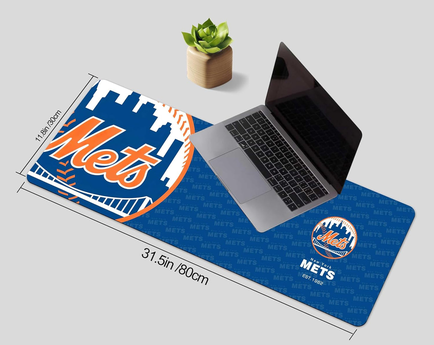 Waterproof Mouse Pad - Extended Contour Mouse Mat for Home and Office, Large Gaming Mousepad Laptop Keyboard Mat with Non-Slip Rubber Base, Stitched Edges