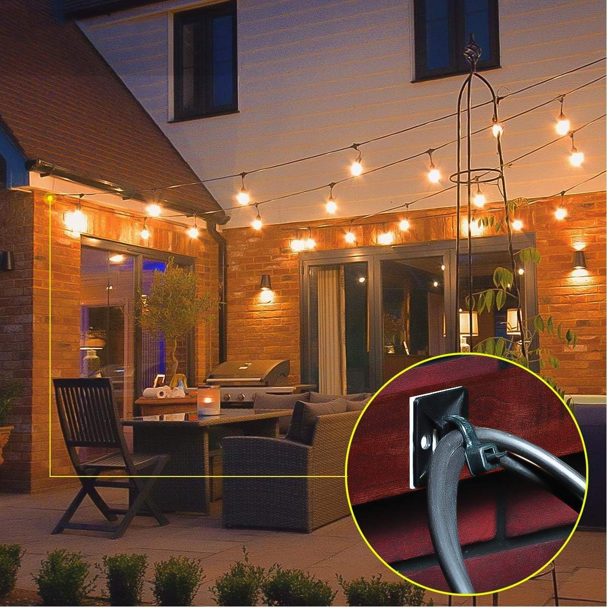 200pcs 3/4" Back-Glue Self Adhesive Black Strong Cable Zip Tie Mounts with 8" Ties, Screws, UV Protection Outdoor Sticky Wire Fasteners Cable Clips Management Anchors Organizer Holders Squares