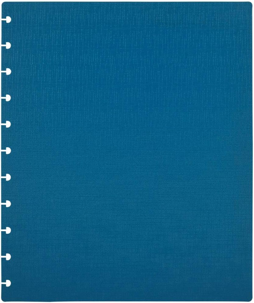 Talia Discbound Notebooks, Planner, Customizable, (Deep Lake Blue, Letter (8.5in x 11in))
