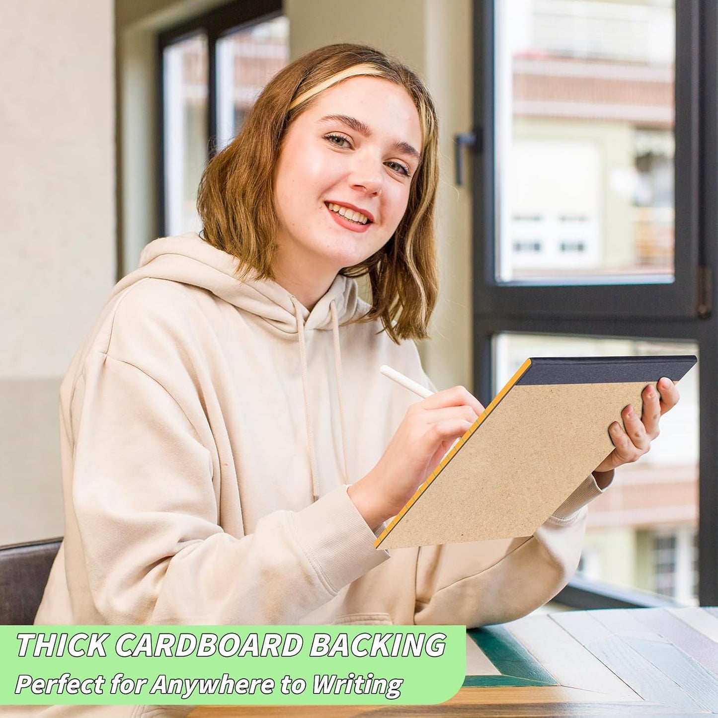 36 Pack Colored Legal Pads 8.5 x 11 Note Pads Wide Ruled Lined Paper 8 1/2 x 11 with Micro-Perforated Writing Notebook 30 Sheets per Pad, Notepad for School, Office & Home Supplies