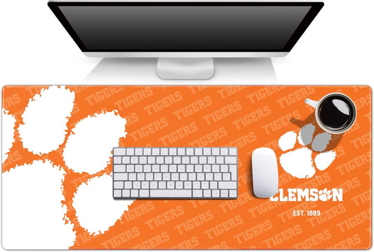 YouTheFan NCAA Clemson Tigers Logo Series Desk Pad
