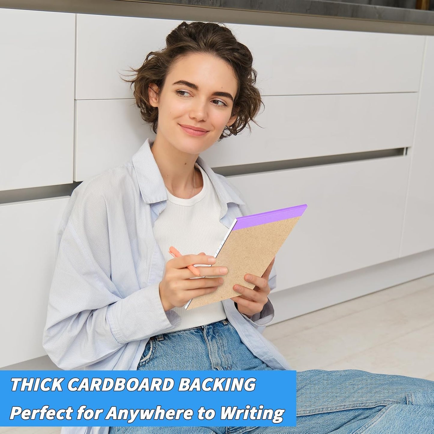 36 Pack Legal Pads Bulk, 5x8 Inch Rainbow Notepad, Note Pads College Ruled Perforated Memo Pad for Work Study Daily Note Taking List, Lined Writing Pads Memo Refills Notepads for Office Home School