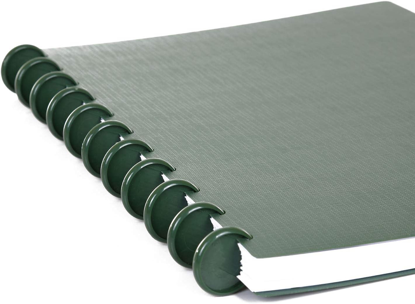 Talia Discbound Notebooks, Planner, Customizable, (Green Olive w/Green Olive Discs, Letter (8.5in x 11in))